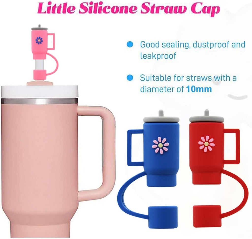 Fits 30oz 40oz Tumbler Cup Straw Topper Cover Drink Topper Drink Cup Cover for Accessories Straw Cap Reusable Straw Cover