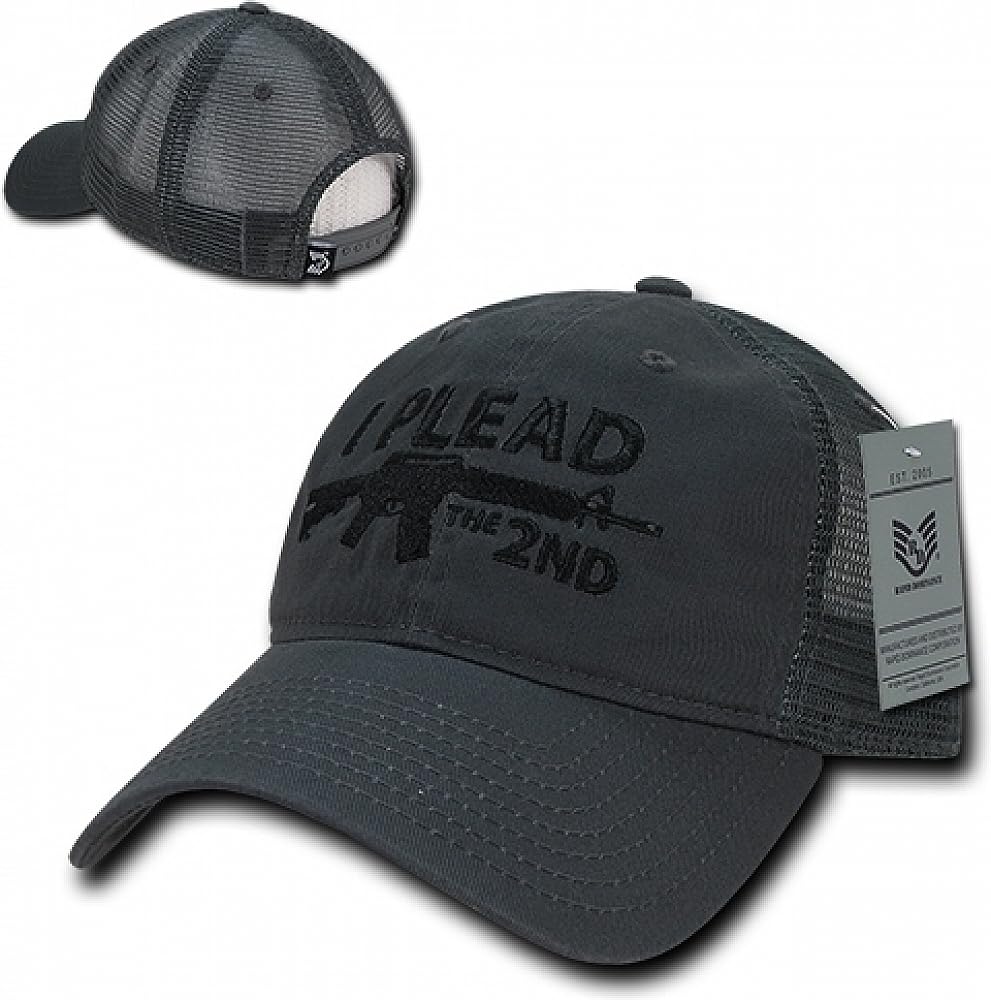 Relaxed Trucker USA,I Plead 2n, Drk Gry