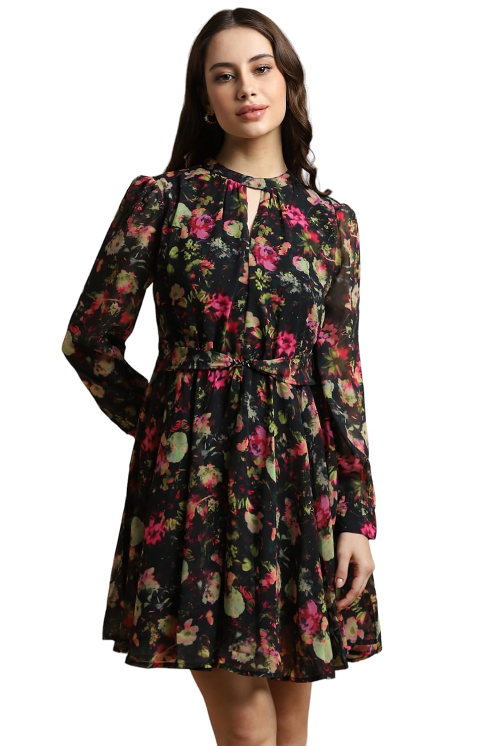 Allen Solly Women Printed Polyester Jumpsuit