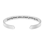 JoycuFF Birthday Gifts for Cousin from Auntie Bracelets for Cousin Gifts for Women Inspirational Stainless Steel Friends Sisters