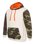 Mens Fashion camo Hooded Sweatshirt - NTRL gRN WD OR - S(D0102H7MDSJ)
