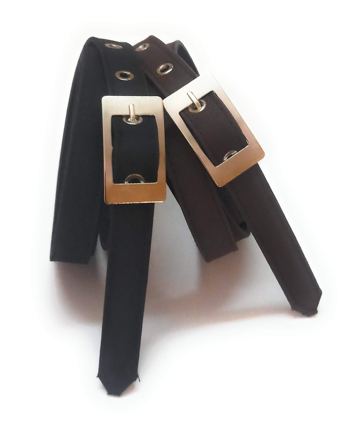 Xxxxl Oversize Plus Size Long Ladies Formal Casual Denim Material Jeans Belt 2Pcs Black And Brown 4