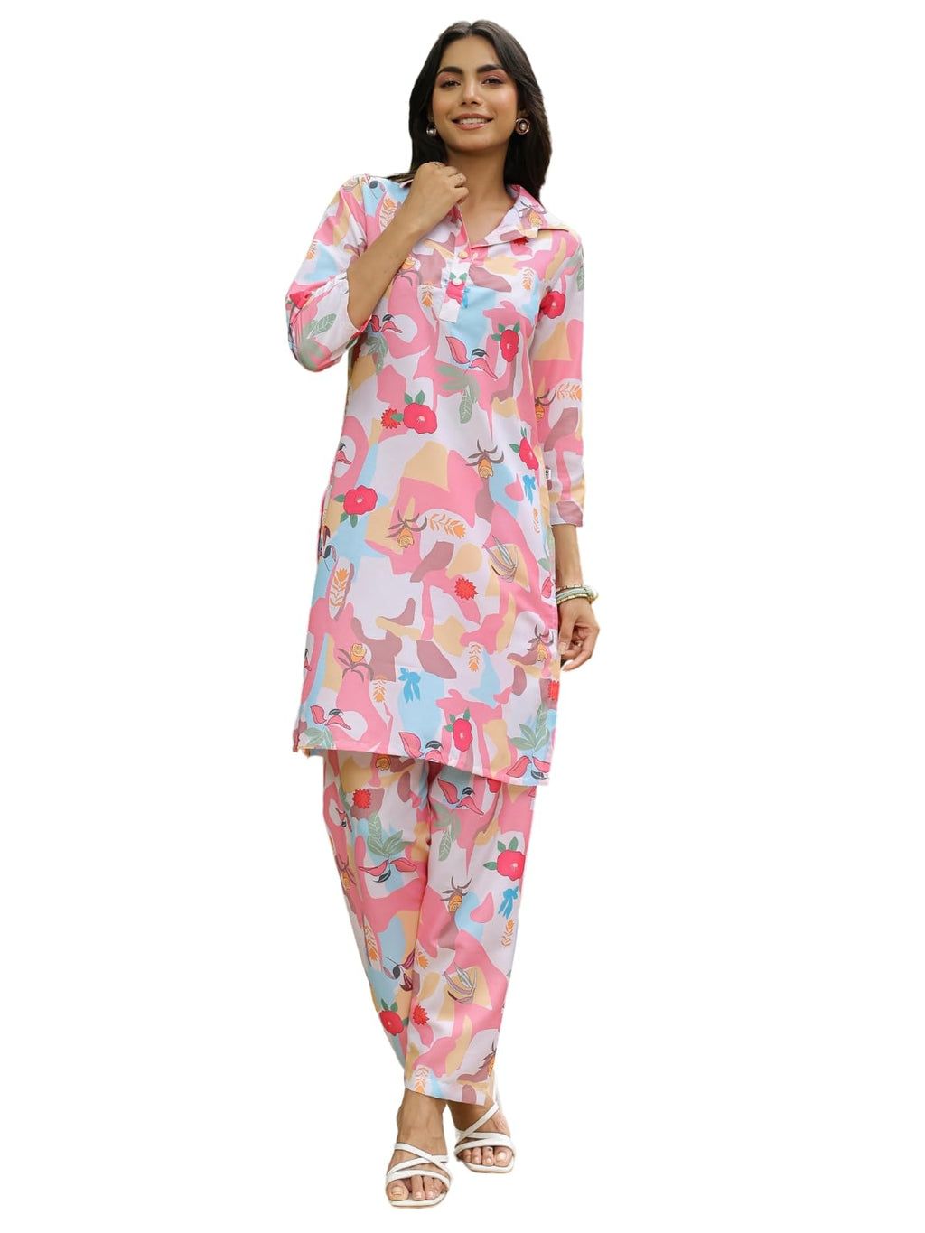 Om Sai Latest Creation Co Ord Set For Women | Summer Co Ord Set For Women | Formal Co Ord Set For Women | Full Pair Set | Women 