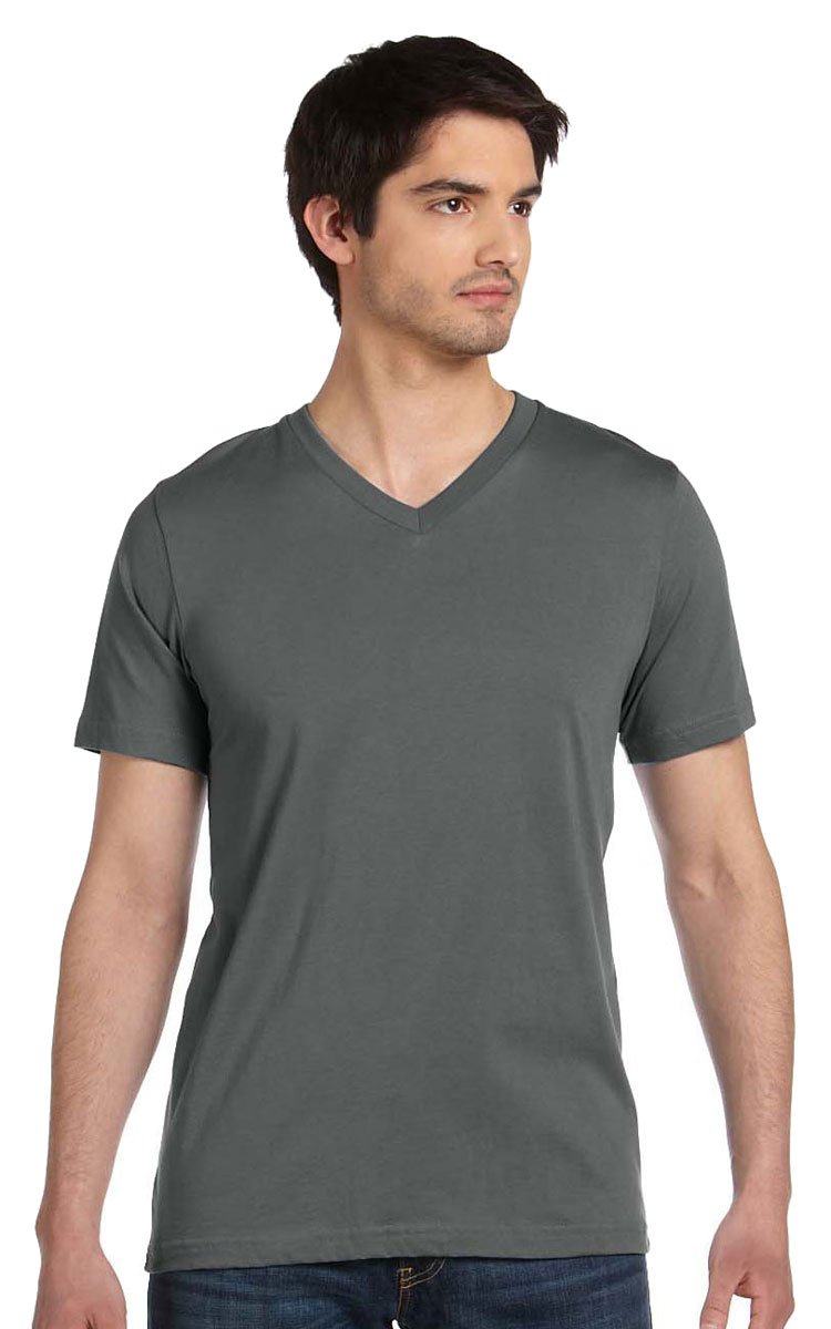 Unisex Jersey Short-Sleeve V-Neck T-Shirt - TRUE ROYAL - XS(D0102H7Wc6X)