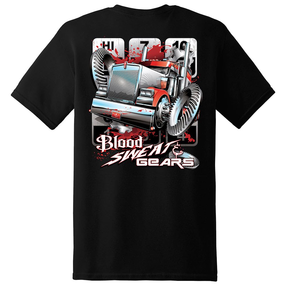 DIESEL LIFE TEE BLOOD SWEAT & GEARS XL