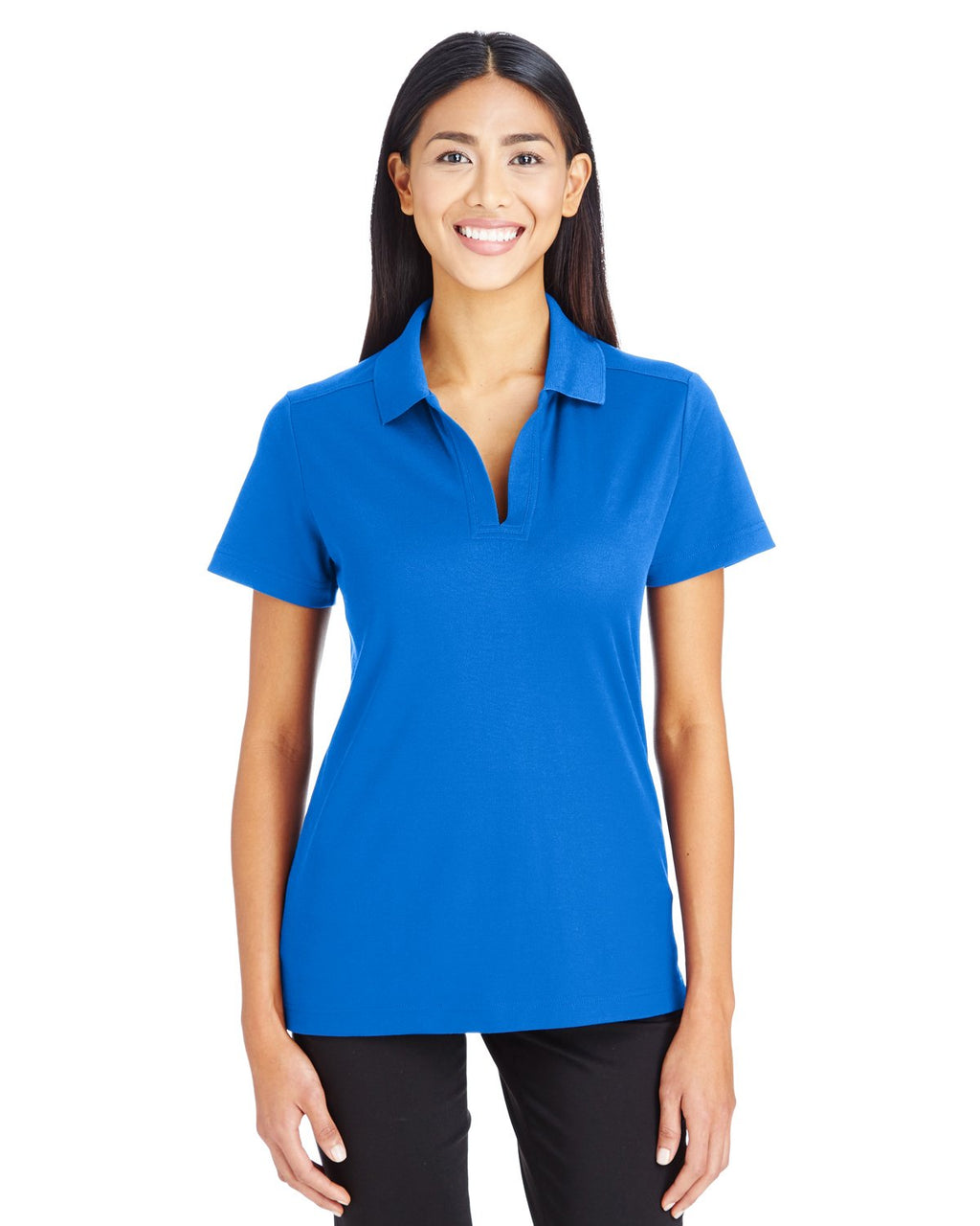 crownLux Performanceadies Plaited Polo - gRAPHITE - XS(D0102H7N9MT)
