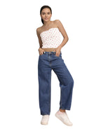 Inkd WomenS Relaxed Jeans (Inkss25Wjn-607_Denim Divine