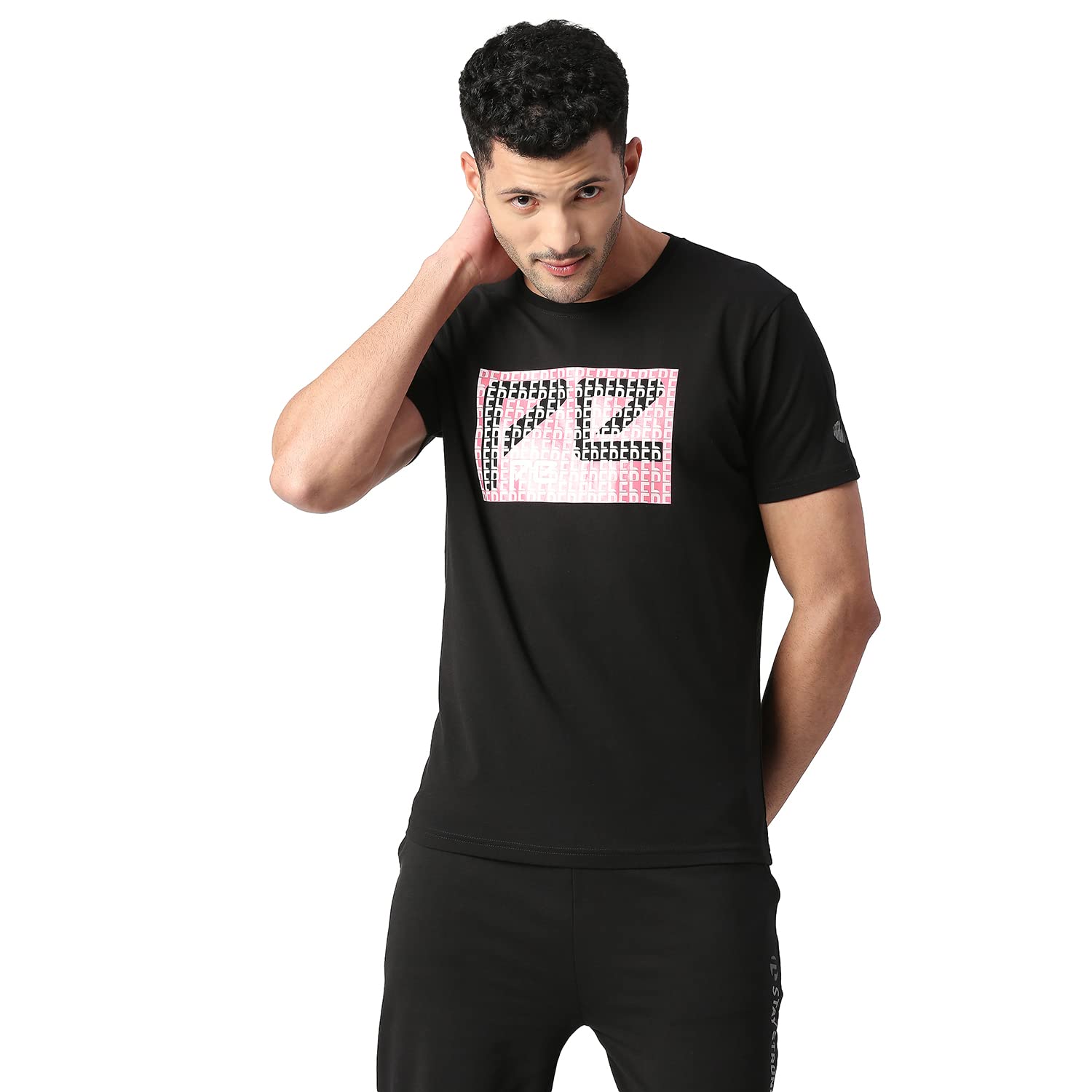 Pepe Jeans MenS Graphic Slim Fit T-Shirt (Pm509063999Xl_Black