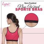 Lyra WomenS Cotton Non-Paddedwire Free Sports Bra Fuschia