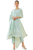 Soch Women Calf Long Embroidered Suit Set
