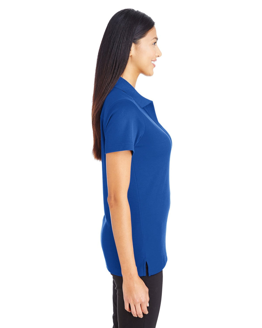crownLux Performanceadies Plaited Polo - gRAPHITE - XS(D0102H7N9J6)