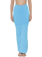 Clovia Womens Petticoat Style Saree Shapewear with Side Slit (SW0023P47_Blue_M)