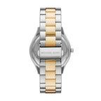 Michael Kors Slim Runway Three-Hand Two-Tone Stainless Steel Women's Watch (Model: MK4735)