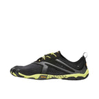 Vibram Men's FiveFingers V-Run Shoe, Black/Yellow, 44 EU / 10.5 - 11 US