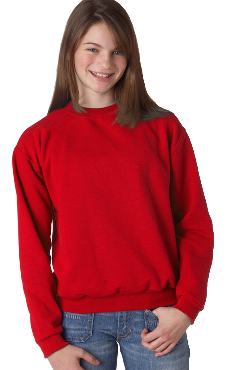 Youth NuBlend Fleece crew - BLAcK - S(D0102HI3YPU)