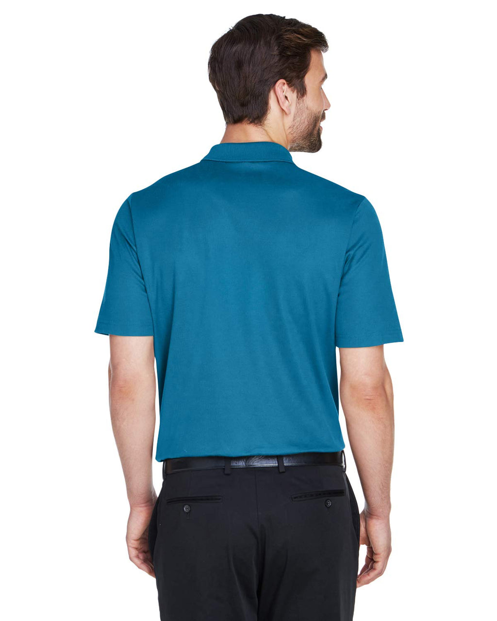 crownLux PerformanceMens Plaited Polo - gRAPHITE - 2XL(D0102H7NSTT)