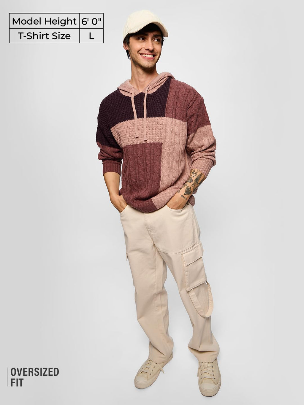 The Souled Store Originals: Cinnamon Oversized Pullovers for Men and Boys