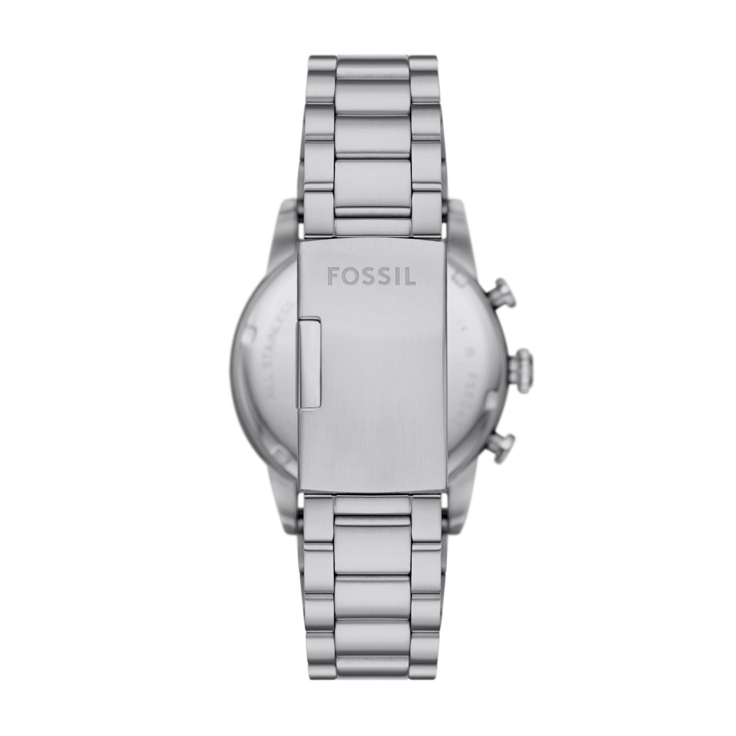 Fossil Men's Sport Tourer Quartz Stainless Steel Chronograph Watch, Color: Silver/Blue (Model: FS6047)