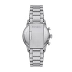 Fossil Men's Sport Tourer Quartz Stainless Steel Chronograph Watch, Color: Silver/Green (Model: FS6048)