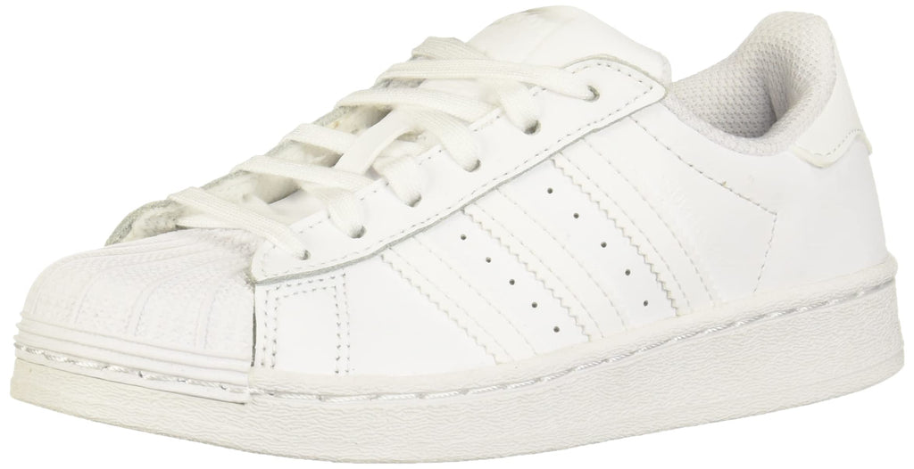 adidas Originals Baby Unisex's Superstar Sneaker, White, 6 infant US, White/White/White