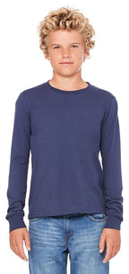 Youth Jersey Long-Sleeve T-Shirt - BLAcK - S(D0102H7WVgT)