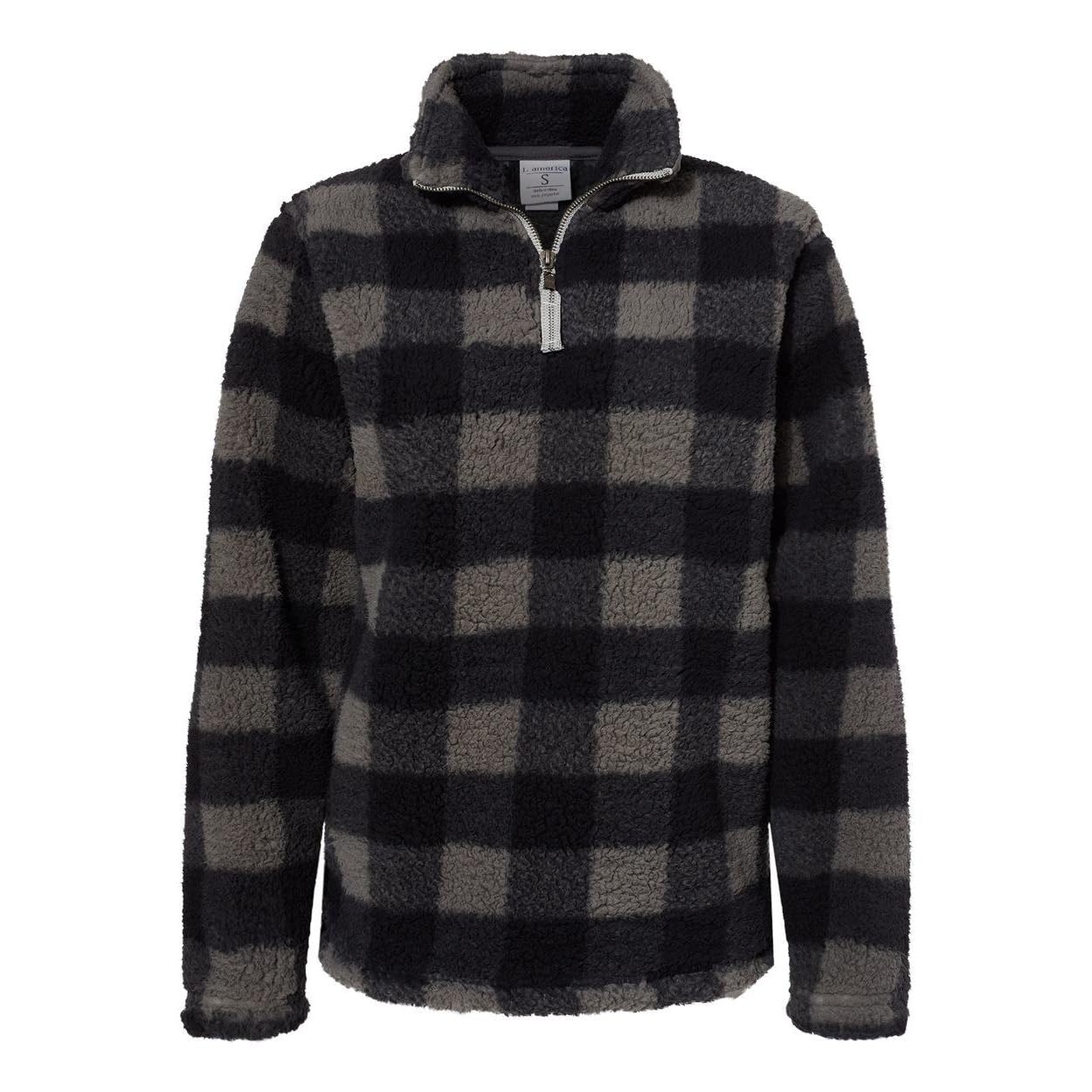 Ladies Epic Sherpa 14 Zip - OATMEAL HEATHER - S(D0102H76gXT)