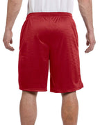 Champion Men's Long Mesh Short With Pockets Scarlet XX-Large