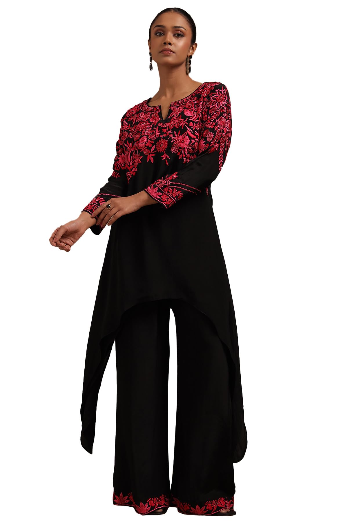 Soch Women Viscose Embroidered Palazzo