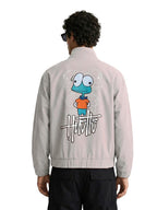 The Indian Garage Co Mens Relaxed Fit Long Sleeves Cutaway Collar Graphic Sweater