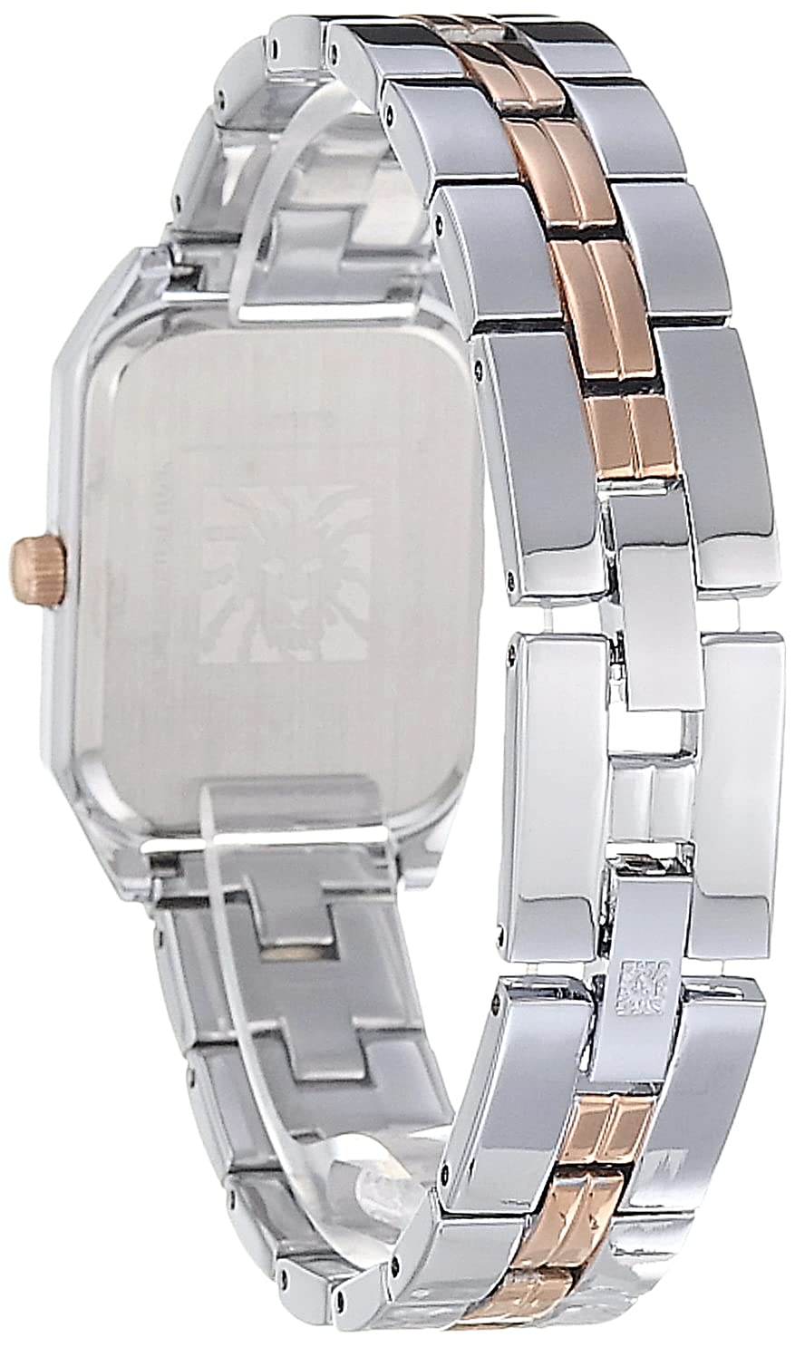 Anne Klein Women Japanese Quartz Dress Watch with Metal Strap, Silver, 14 (Model: AK/3775SVRT)