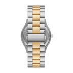 Michael Kors Slim Runway Three-Hand Two-Tone Stainless Steel Men's Watch (Model: MK9149)