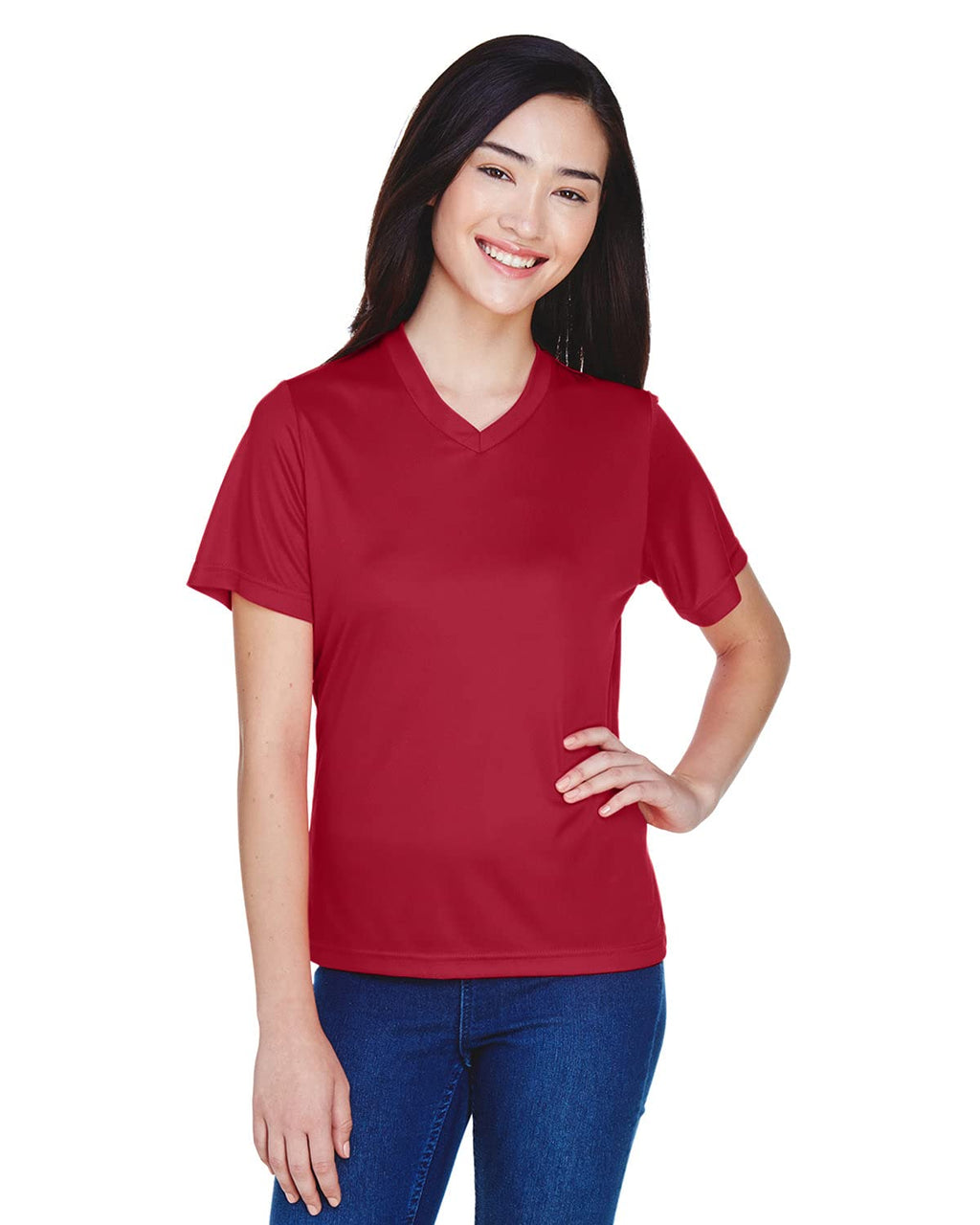 Ladies Zone Performance T-Shirt - WHITE - XS(D0102H7N1ET)