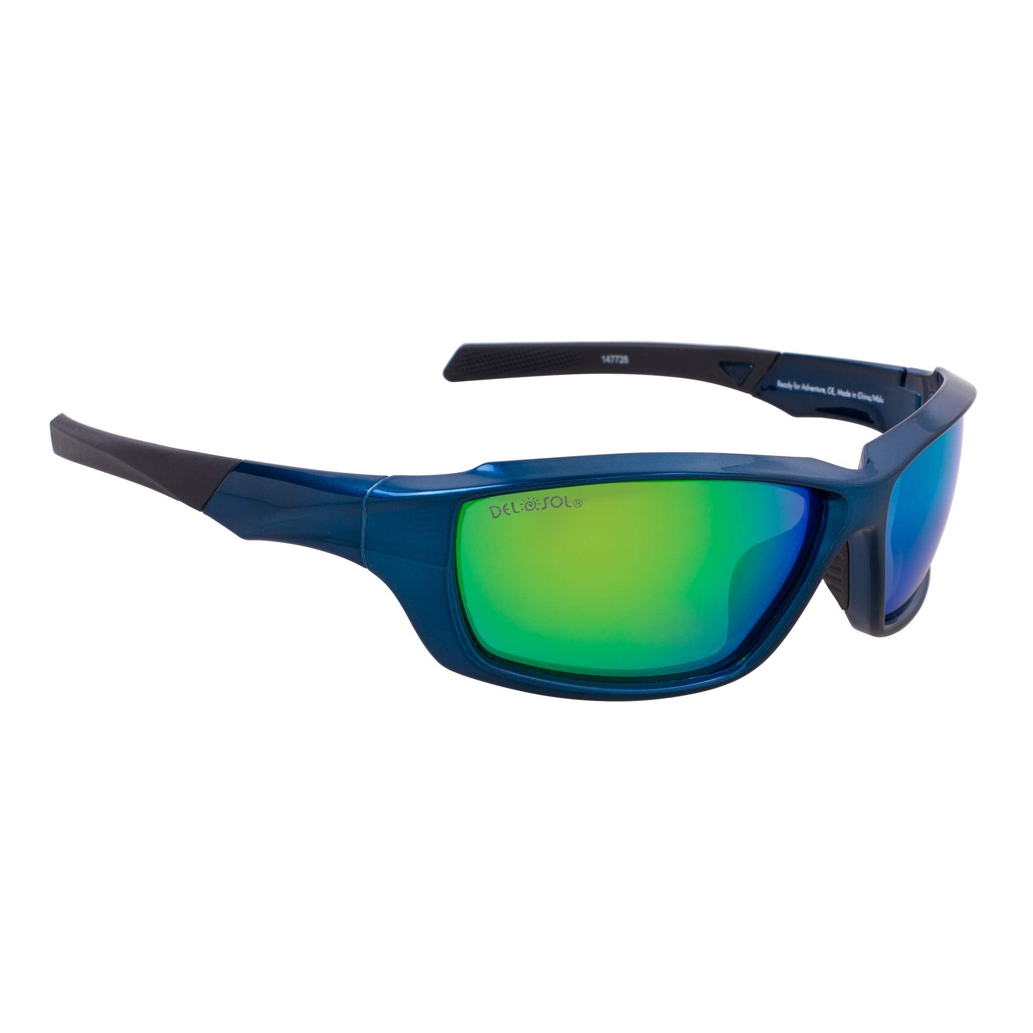 Solize Ready for Adventure - Metallic Blue to Midnight Blue by DelSol for Unisex - 1 Pc Sunglasses