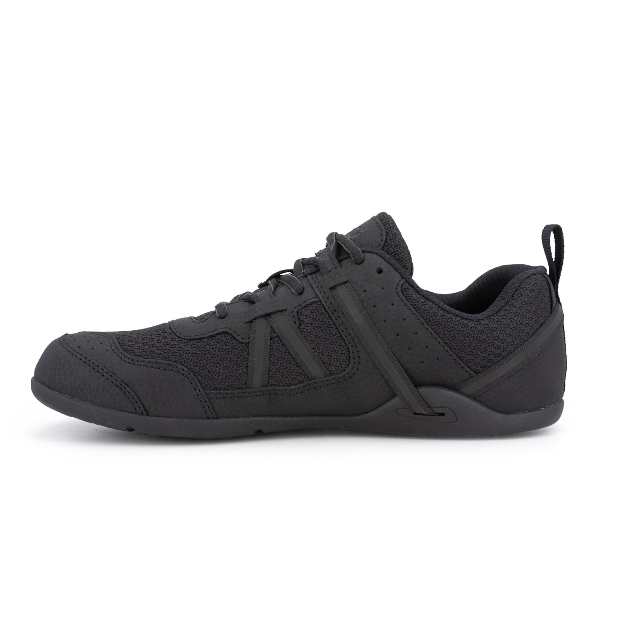 Xero Shoes Mens Prio Barefoot Athletic Sneaker, Black, 10.5