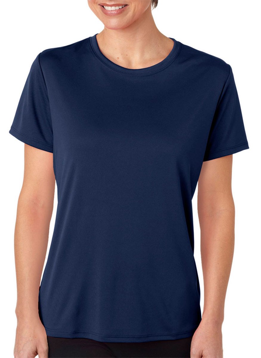Ladies cool DRI with FreshIQ Performance T-Shirt - BLAcK - S(D0102HI33KU)