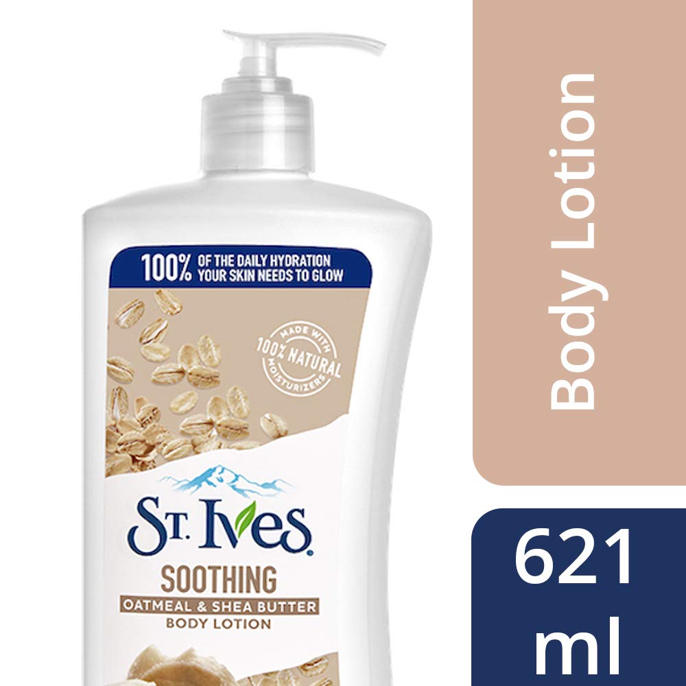 St. Ives Nourish And Soothe Body Lotion, Oatmeal And Shea Butter, 21 Oz