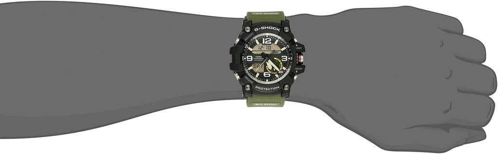 Casio Mens GG-1000-1A3CR Mudmaster G-SHOCK Quartz Casual Watch, Green