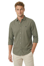 Allen Solly Men Slim Fit Solid Cotton Full Sleeve Shirt