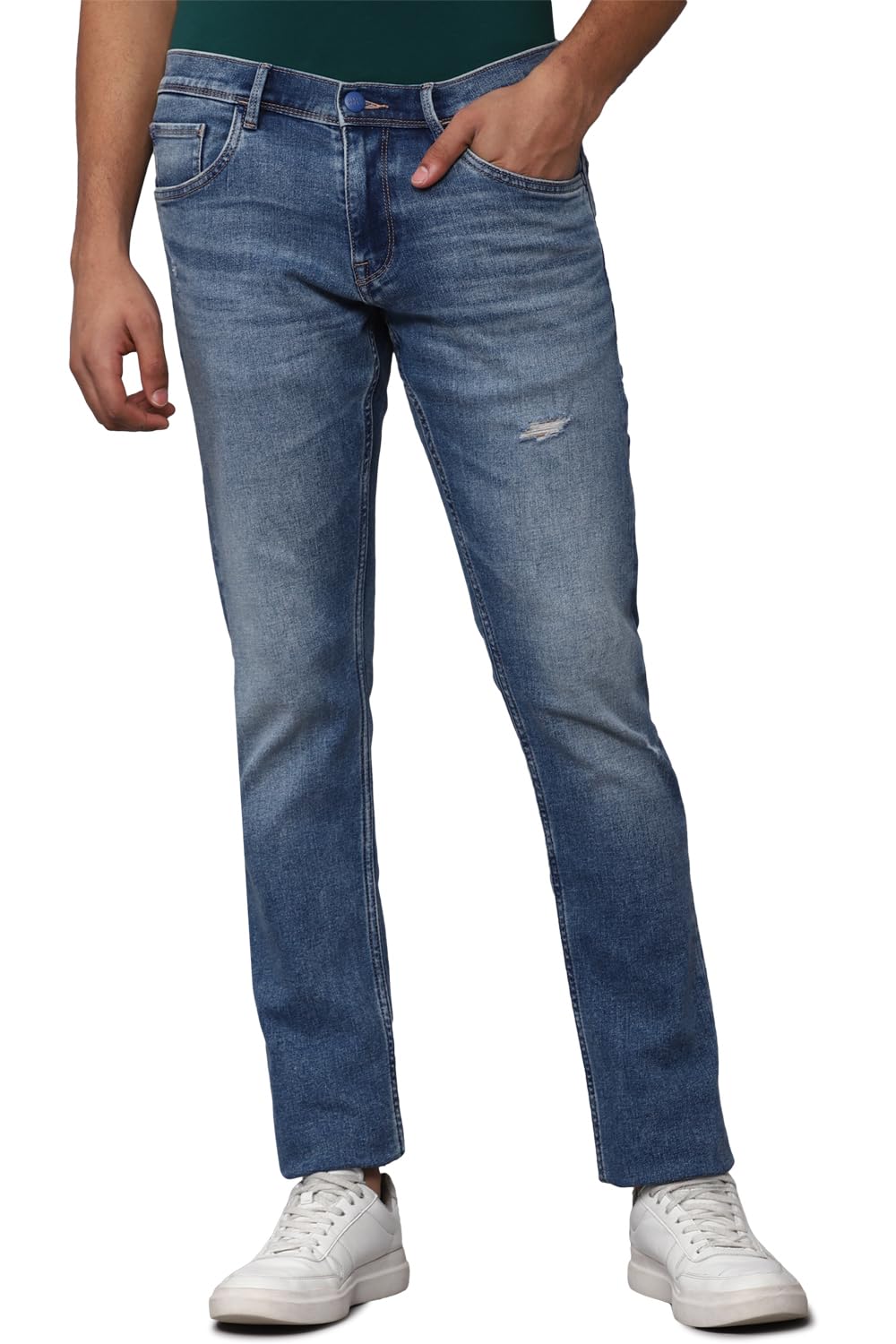 Allen Solly Men Slim Fit Solid Jeans