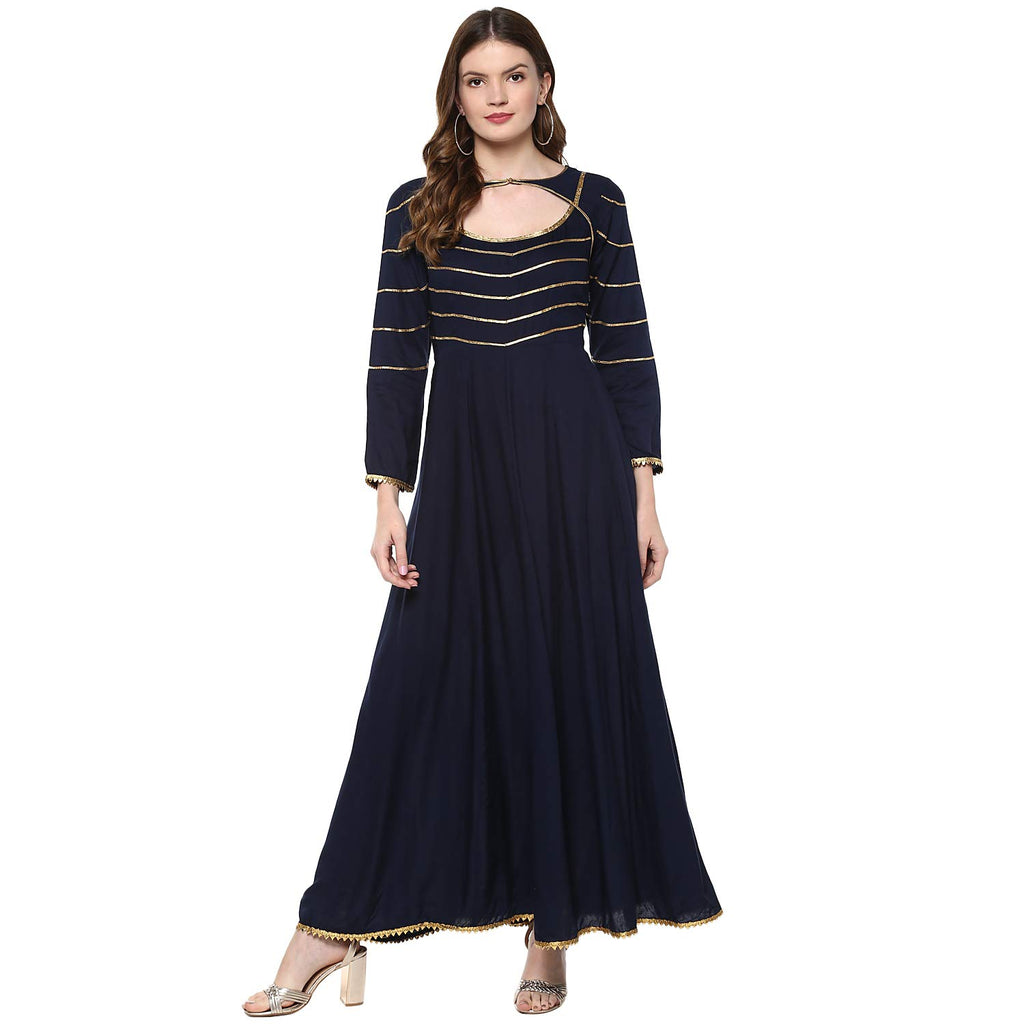 Idalia Navy Blue A Line Kurta