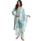 Shienzy WomenS Embroidered Kurta Set With Dupatta || Elegant Floral Suit Set For Women || Ethnic Wear For Girls || Stylish Kurt
