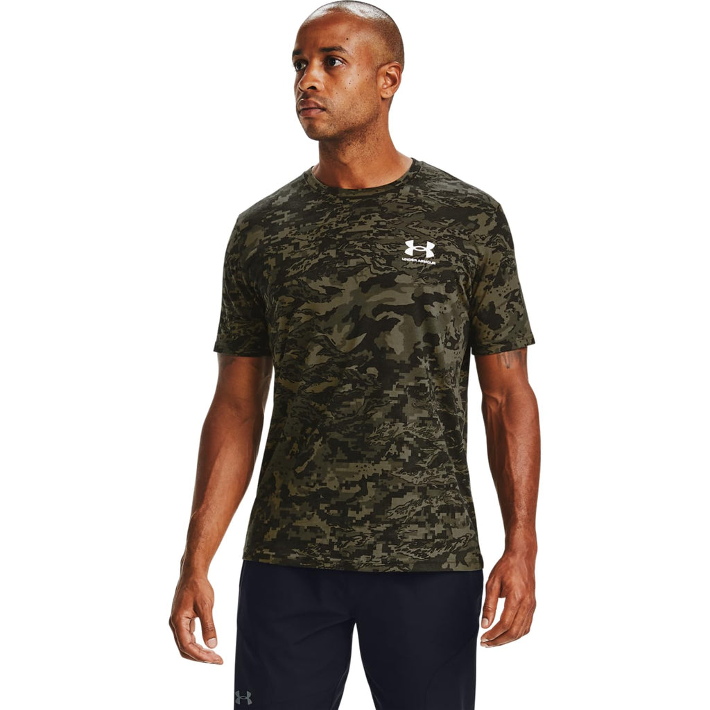 Under Armour Men's ABC CAMO Short-Sleeve T-Shirt, Black (001)/White, 3X-Large Tall