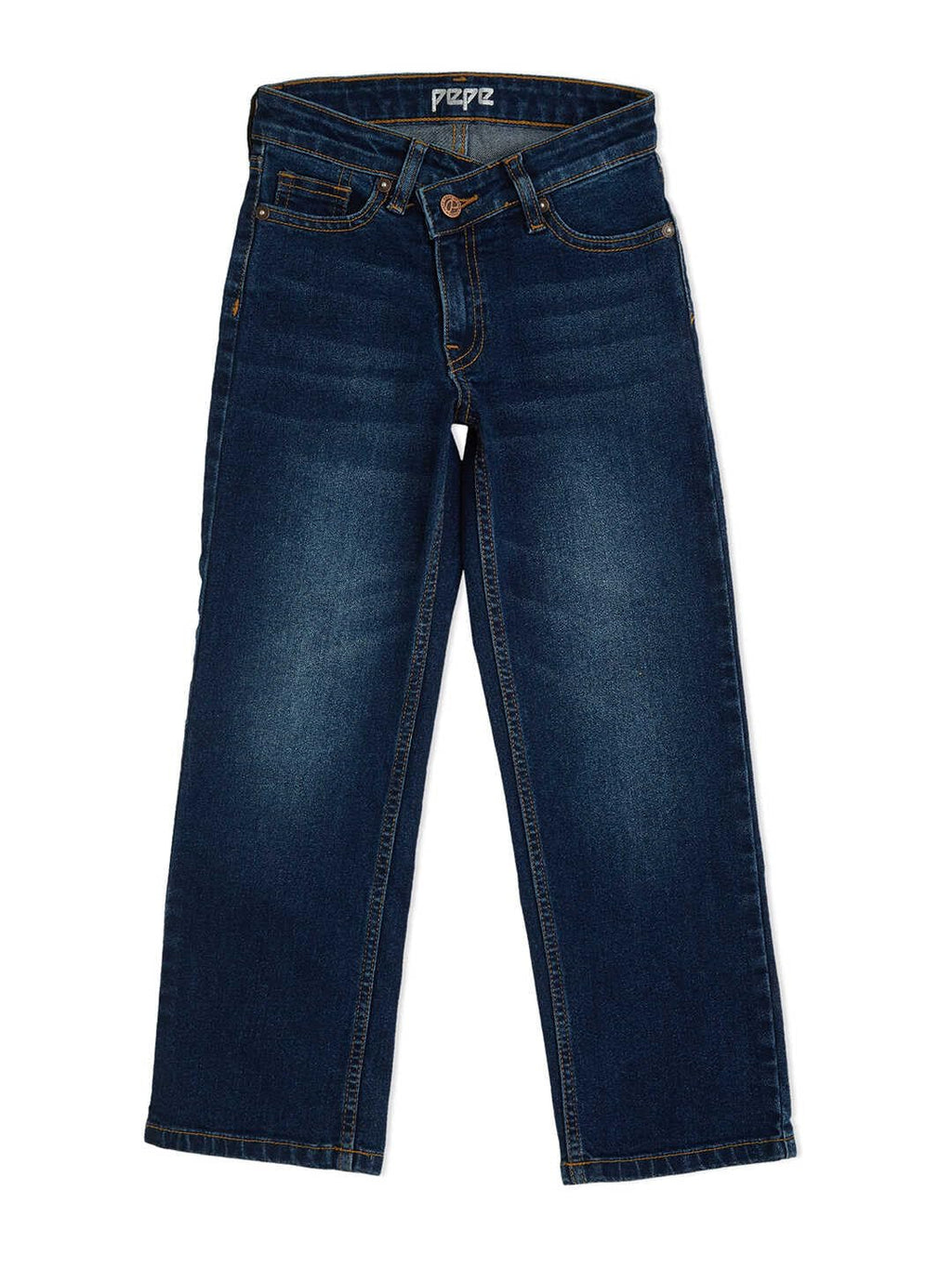 Pepe Jeans GirlS Straight Jeans (Pg201648Q03_Dark Wash Denim