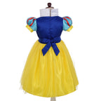 Dressy Daisy Toddler Little Girls' Princess Costume Fancy Dresses Up Halloween Party with Gold Threads Size 3 B