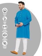 Bigbanana Plus Size Men'S Regular Fit Kurta