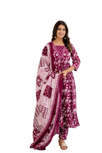 Shienzy Cotton Blend Square Neck Kurta Set With Dupatta For Women | Women Kurta Sets With Dupatta (1609-1610) (In, Alpha, M, Reg
