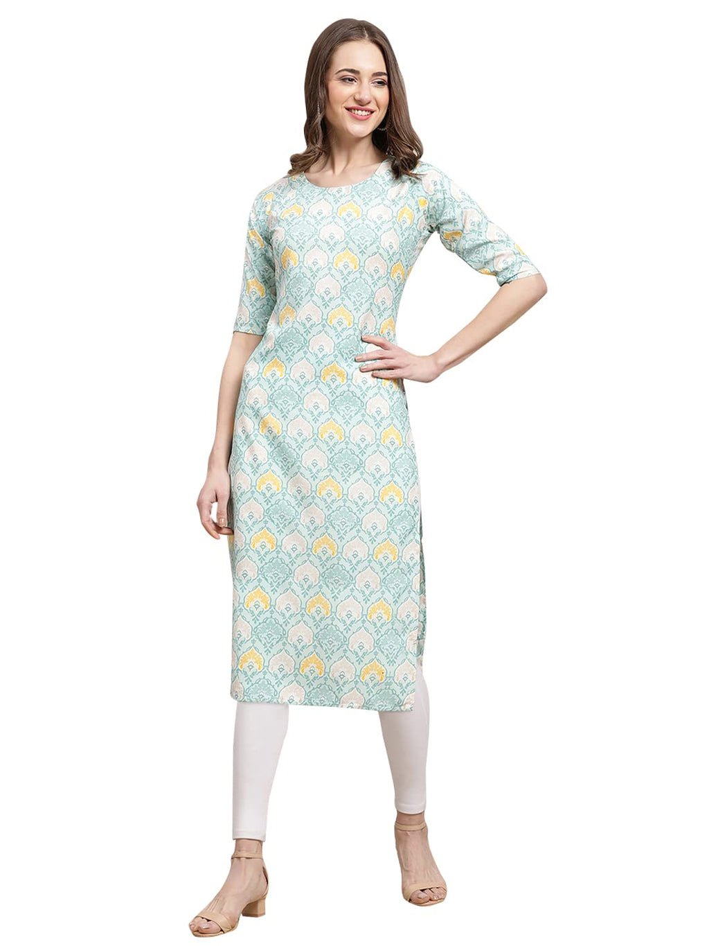 Pinkmint Crepe Kurti For Women, Kurta For Women, Kurti, Digital Printed Kurta, WomenS Casual Kurta, Kurta Set, Office Wear Kurta