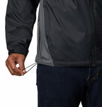 Columbia Men's Glennaker Lake Rain Jacket, Black/Grill, X-Large