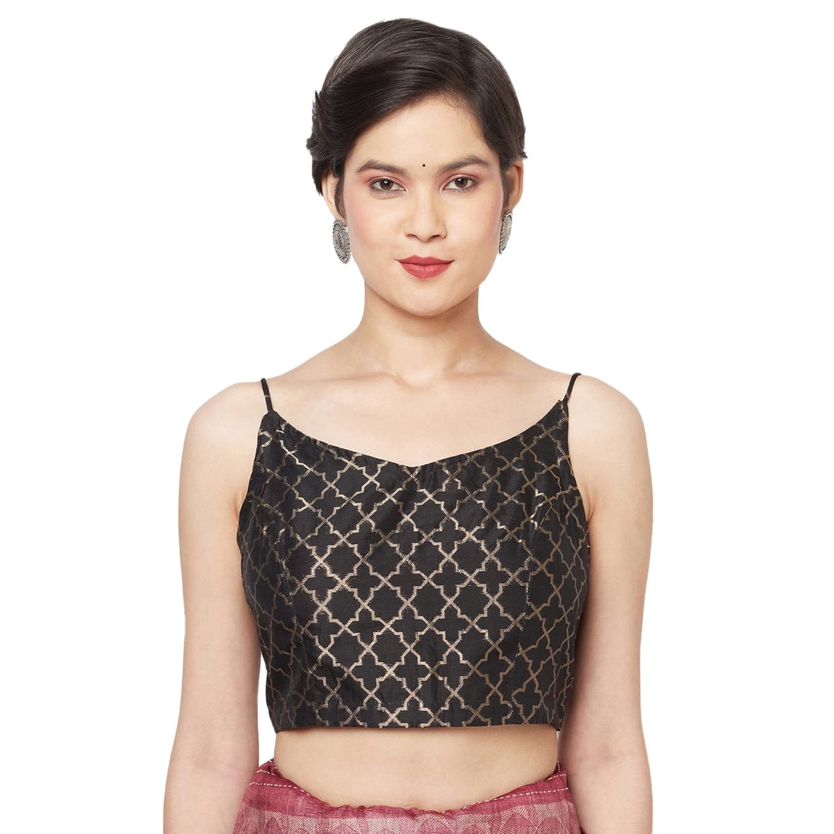 Fabindia WomenS Regular Blouse_Black 38
