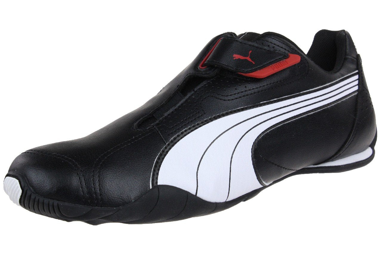 PUMA Men's Redon Move Sneaker, Black/White/High Risk Red, 9.5 M US